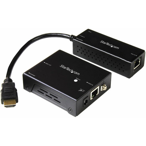 StarTech.com StarTech.com 4K HDMI Extender with Compact Transmitter - Up to 40 m (130 ft.) - HDBaseT Extender Kit - UHD 4K - ST121HDBTDK