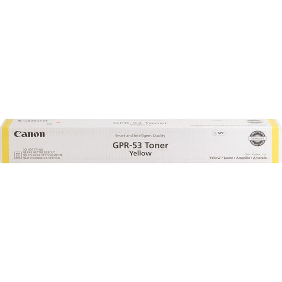 Canon GPR-53 Original Laser Toner Cartridge - Yellow - 1 Each