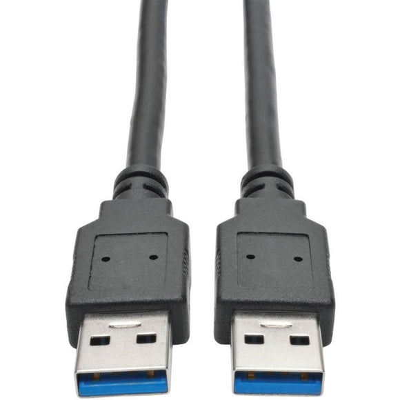 Tripp Lite 3ft USB 3.0 SuperSpeed A/A Cable M/M 28/24 AWG 5 Gbps Black 3'
