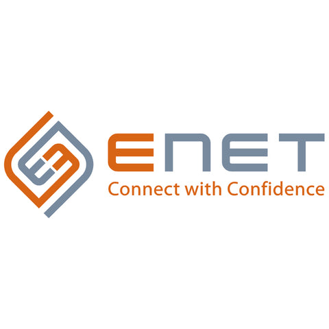 ENET C14 to C15 6ft Blue Power Extension Cord 14 AWG 15A NEMA IEC-320 C14 to NEMA IEC-320 C15 Blue 6'