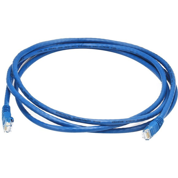 Monoprice Cat6 24AWG UTP Ethernet Network Patch Cable, 7ft Blue