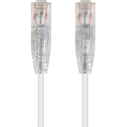 Monoprice SlimRun Cat6 28AWG UTP Ethernet Network Cable, 6-inch White