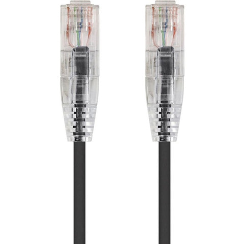 Monoprice SlimRun Cat6 28AWG UTP Ethernet Network Cable, 14ft Black