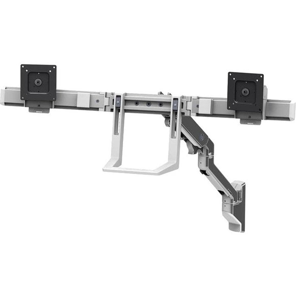 Ergotron Mounting Arm for Monitor, TV - Polished Aluminum