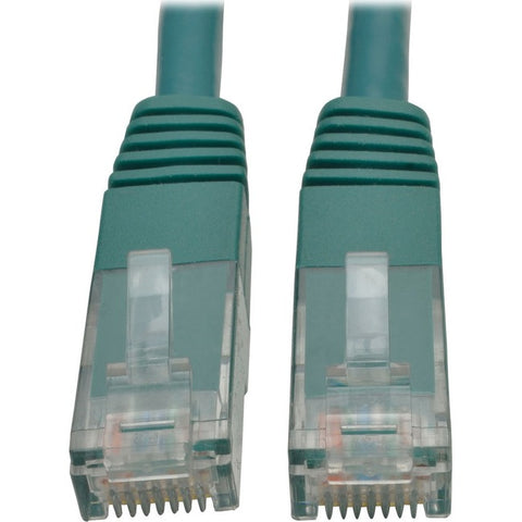 Tripp Lite 5ft Cat6 Gigabit Molded Patch Cable RJ45 M/M 550MHz 24 AWG Green