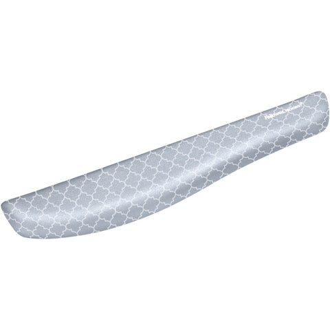 Fellowes PlushTouch™ Keyboard Wrist Rest with Microban® - Gray Lattice