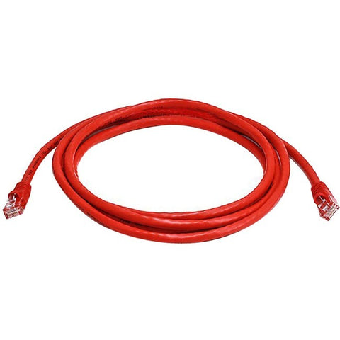 Monoprice Cat6 24AWG UTP Ethernet Network Patch Cable, 7ft Red