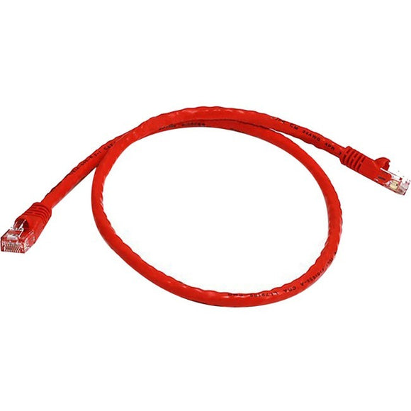 Monoprice Cat6 24AWG UTP Ethernet Network Patch Cable, 2ft Red