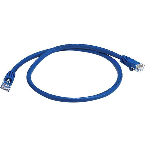 Monoprice Cat6 24AWG UTP Ethernet Network Patch Cable, 2ft Blue