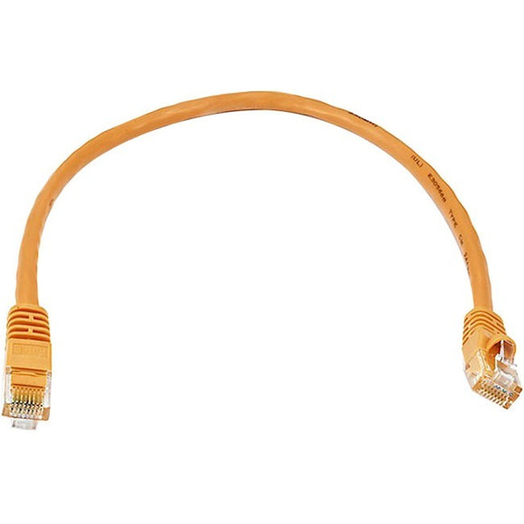 Monoprice Cat6 24AWG UTP Ethernet Network Patch Cable, 1ft Orange