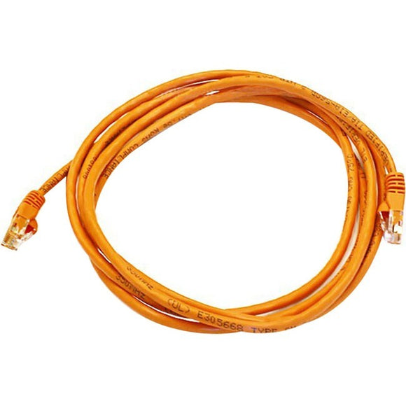Monoprice Cat6 24AWG UTP Ethernet Network Patch Cable, 7ft Orange
