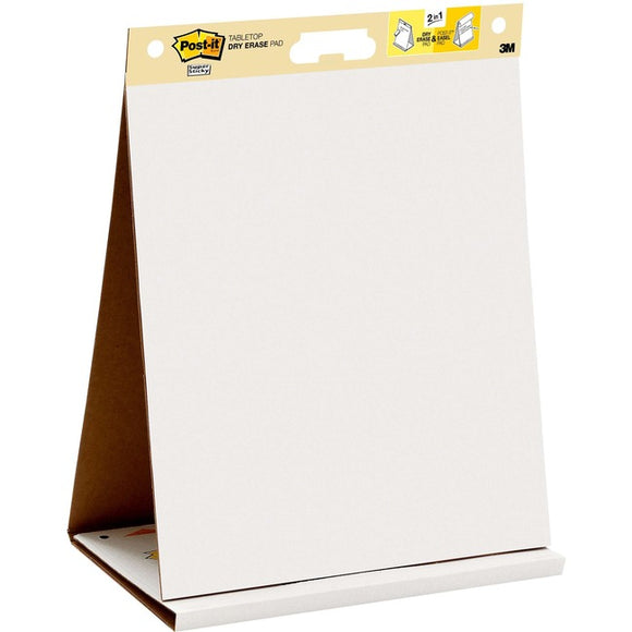 Post-it® Super Sticky Tabletop Easel Pad with Dry Erase Surface