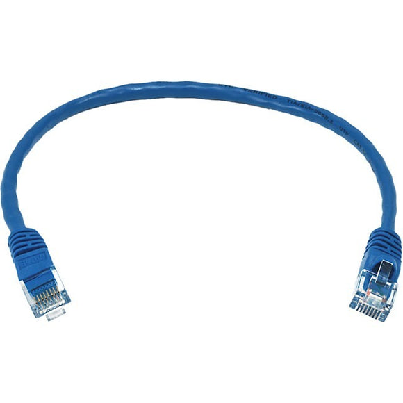 Monoprice Cat6 24AWG UTP Ethernet Network Patch Cable, 1ft Blue