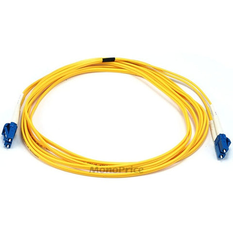 Monoprice Fiber Optic Cable, LC/LC, Single Mode, Duplex - 3 meter (9/125 Type) - Yellow