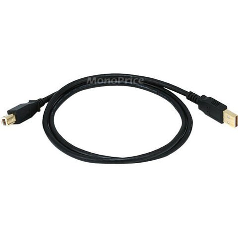 Monoprice, Inc. Usb 2.0 A Male To B Male 28/24awg 3ft