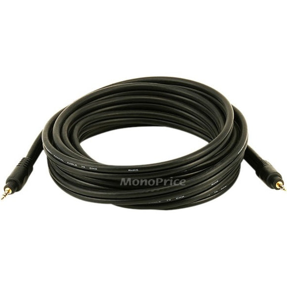 Monoprice, Inc. Stereo M To Stereo M Cable 15ft - Black