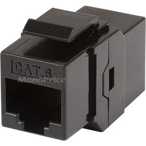 Monoprice, Inc. Cat6 Inline Coupler Keystone Jack - Blak