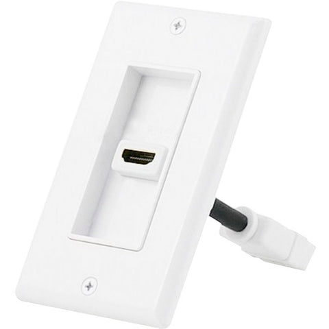Monoprice, Inc. Piece2 Wall Plate With 4in Hdmi- White