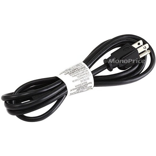 Monoprice, Inc. Grounded Ac Power Cord 18awg_ 6ft Black