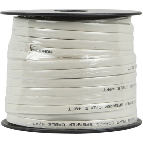 Monoprice Planate Series 16AWG Pure Copper Flat Speaker Wire, 50ft
