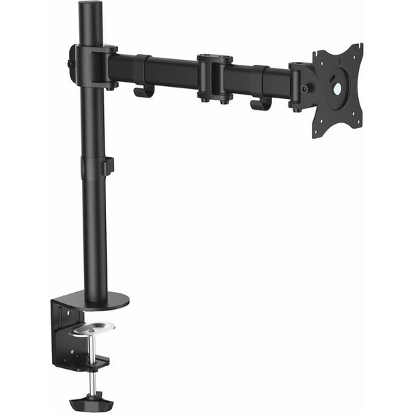 StarTech.com Desk Mount Monitor Arm 8kg VESA Displays - Articulating Single Monitor Pole Mount - Height Adjustable Arm - Clamp/Grommet
