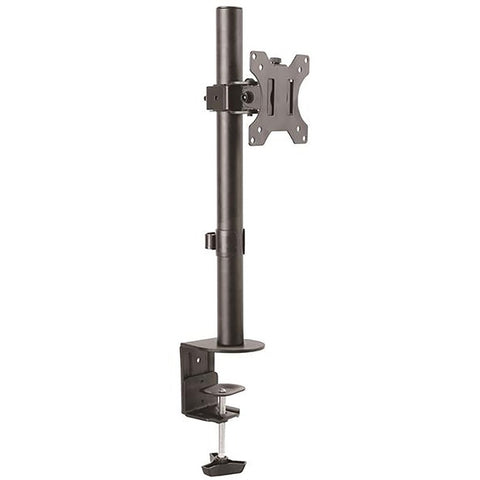 StarTech.com Single Monitor Desk Mount - Adjustable Single Monitor VESA Mount 8kg Display - Ergonomic Pole Mount Arm - C-Clamp/Grommet