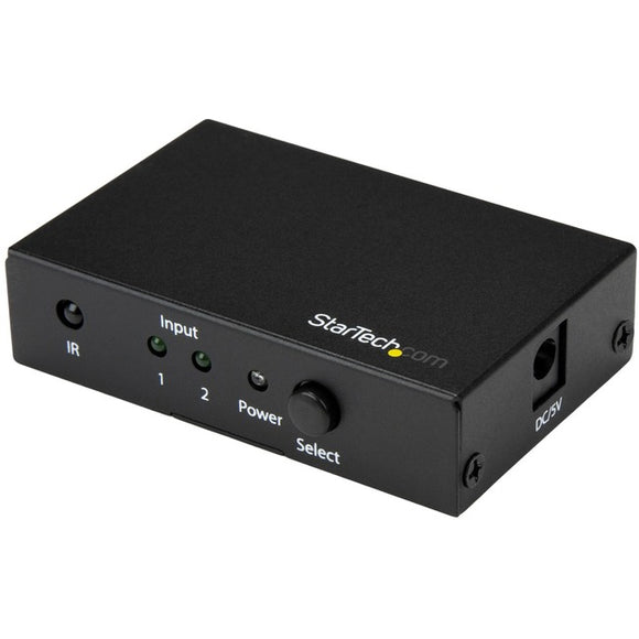 StarTech.com 2 Port HDMI Switch ? 4K 60Hz ? Supports HDCP ? IR ? HDMI Selector ? HDMI Multiport Video Switcher ? HDMI Switcher