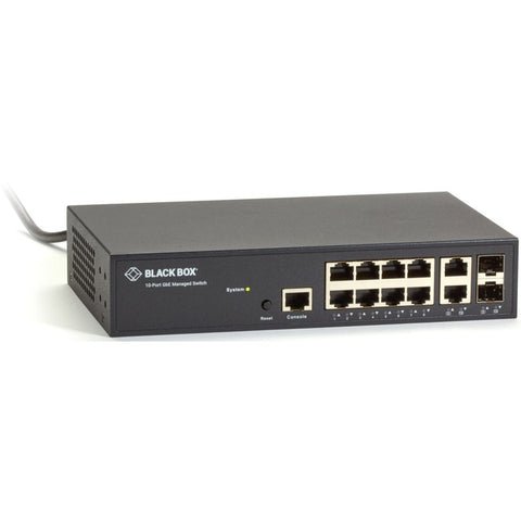 Black Box Gigabit Managed Ethernet Switch - 10-Ports