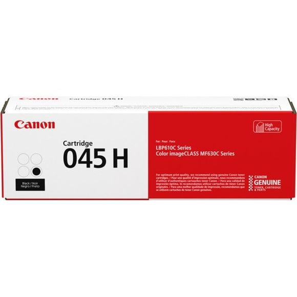 Canon 045 High Yield Laser Toner Cartridge - Black Pack