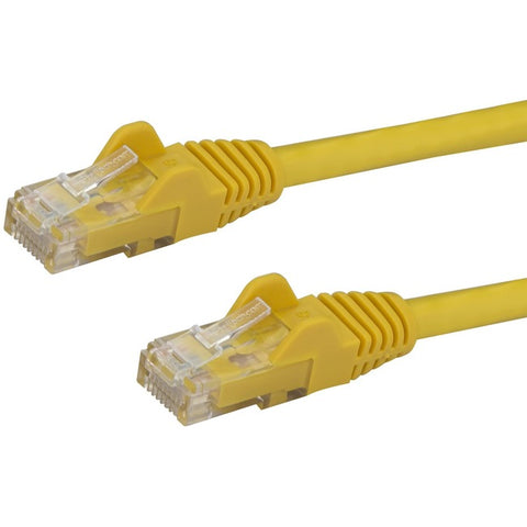 StarTech.com 1ft CAT6 Ethernet Cable - Yellow Snagless Gigabit - 100W PoE UTP 650MHz Category 6 Patch Cord UL Certified Wiring/TIA