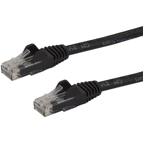 StarTech.com 2ft CAT6 Ethernet Cable - Black Snagless Gigabit - 100W PoE UTP 650MHz Category 6 Patch Cord UL Certified Wiring/TIA