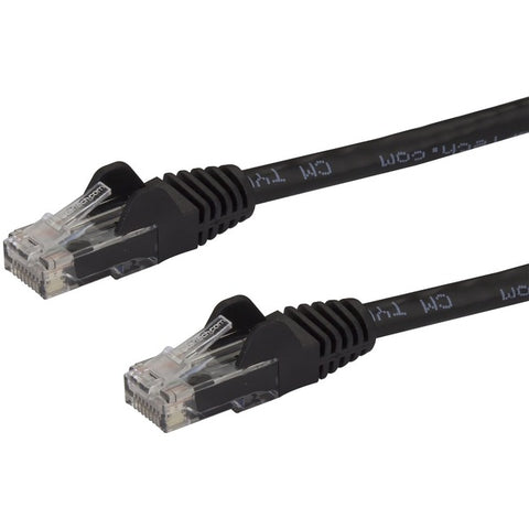 StarTech.com 8ft CAT6 Ethernet Cable - Black Snagless Gigabit - 100W PoE UTP 650MHz Category 6 Patch Cord UL Certified Wiring/TIA