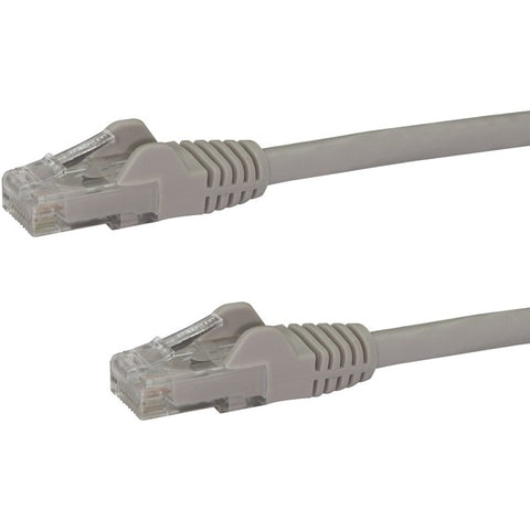 StarTech.com 12ft CAT6 Ethernet Cable - Gray Snagless Gigabit - 100W PoE UTP 650MHz Category 6 Patch Cord UL Certified Wiring/TIA