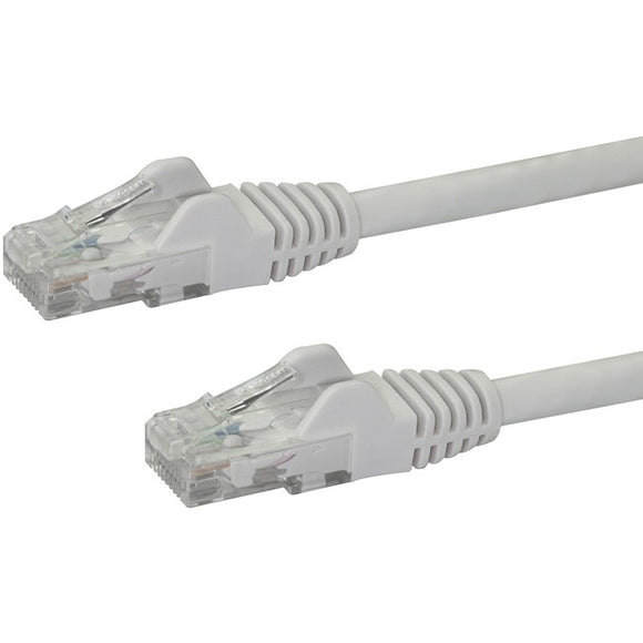 StarTech.com 1ft CAT6 Ethernet Cable - White Snagless Gigabit - 100W PoE UTP 650MHz Category 6 Patch Cord UL Certified Wiring/TIA