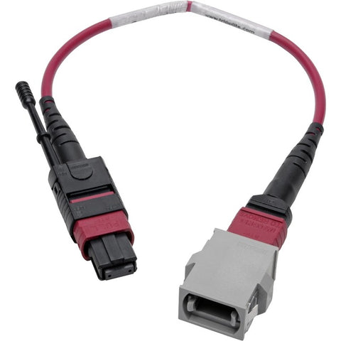 Tripp Lite MTP/MPO Parallel Optics Base-8 Fiber Adapter OM4 Polarity A to B
