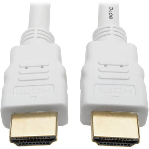 Tripp Lite High Speed HDMI 4K Cable Ultra HD Digital Video M/M White 10ft