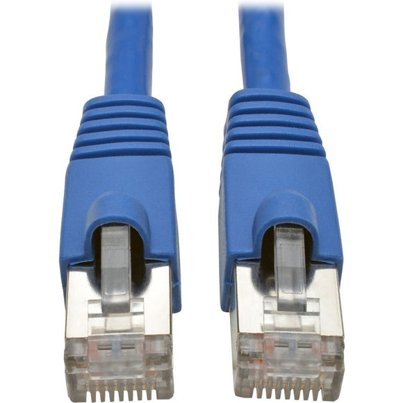 Tripp Lite Cat6a Snagless Shielded STP Patch Cable 10G, PoE, Blue M/M 20ft
