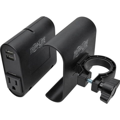Tripp Lite AC/USB Charging Clip for Display Mounts w/ 2 USB Ports & 2 5-15R