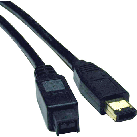 Tripp Lite 6ft Hi-Speed FireWire IEEE Cable-800Mbps with Gold Plated Connectors 9pin/6pin M/M 6'