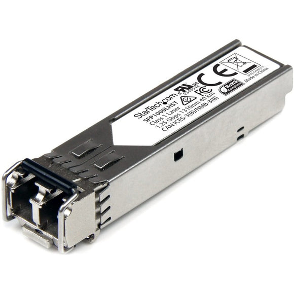 StarTech.com MSA Uncoded SFP Module - 1000BASE-LH - 1GE Gigabit Ethernet SFP 1GbE Single Mode Fiber (SMF) Optic Transceiver - 40km DDM