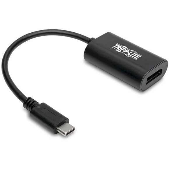 Tripp Lite USB C to DisplayPort Video Adapter Converter 4K x 2K @ 60Hz, Black, USB Type C to DP, USB-C, USB Type-C 6in