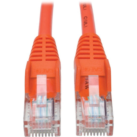 Tripp Lite Cat5e 350 MHz Snagless Molded UTP Patch Cable (RJ45 M/M), Orange, 6 ft.