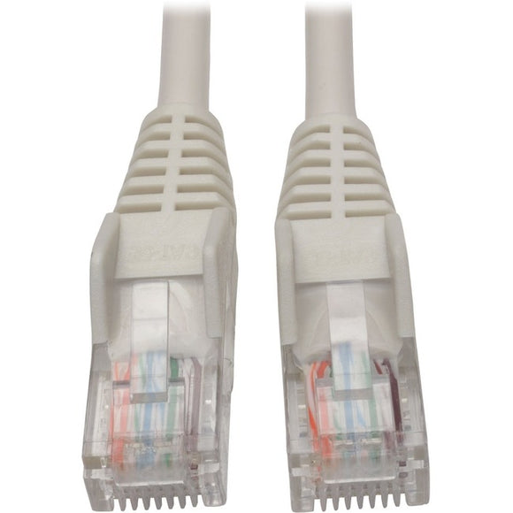 Tripp Lite Cat5e 350 MHz Snagless Molded UTP Patch Cable (RJ45 M/M), White, 6 ft.