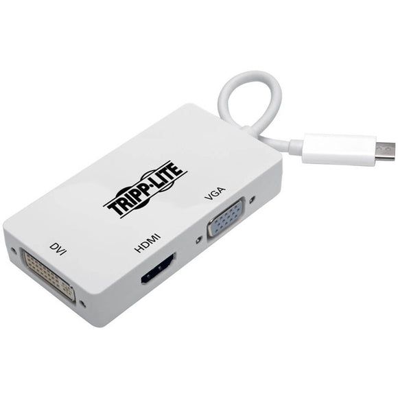 Tripp Lite USB C to HDMI / DVI / VGA Multiport Adapter 4K USB Type C to HDMI, USB-C, USB Type-C