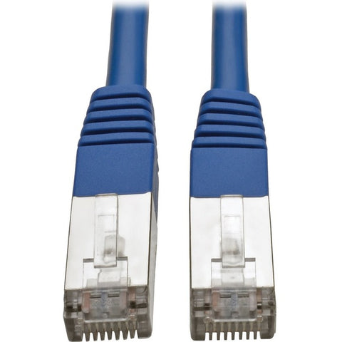 Tripp Lite Cat5e 350 MHz Molded Shielded STP Patch Cable (RJ45 M/M), Blue, 6 ft.