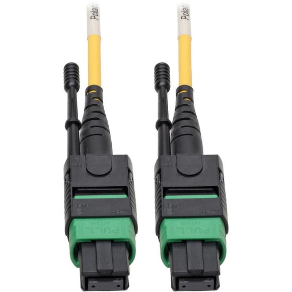 Tripp Lite MTP/MPO (APC) SMF Fiber Patch Cable 12 Fiber QSFP+ 40/100Gbe 2M