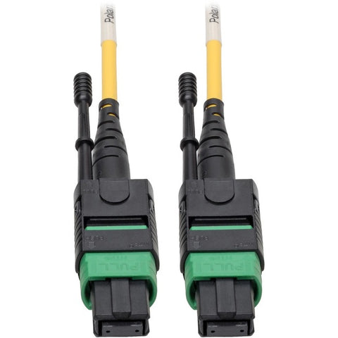 Tripp Lite MTP/MPO (APC) SMF Fiber Patch Cable 12 Fiber QSFP+ 40/100Gbe 3M