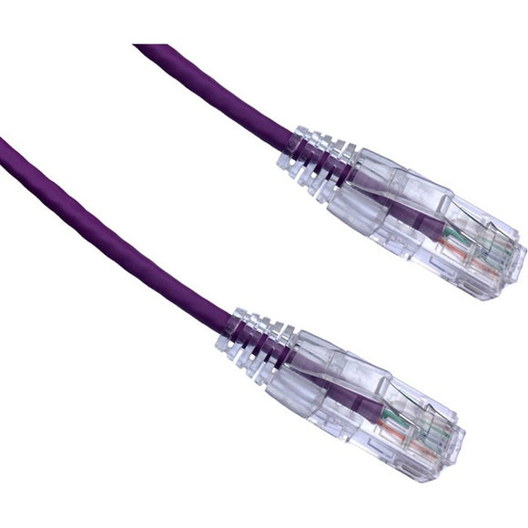 Axiom 1FT CAT6 BENDnFLEX Ultra-Thin Snagless Patch Cable 550mhz (Purple)