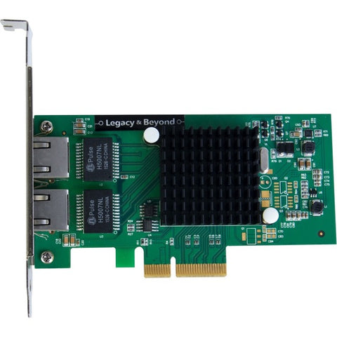 SIIG Dual-Port Gigabit Ethernet PCIe 4-Lane Card - I350-T2