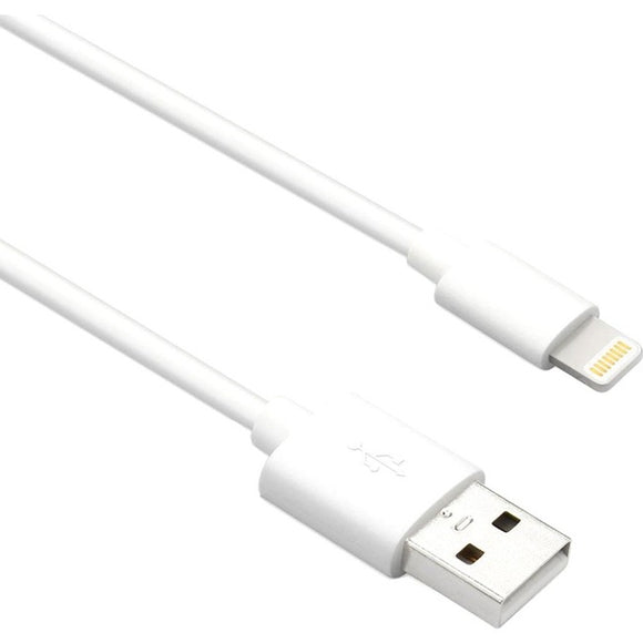 Axiom Lightning to USB-A M/M Adapter Cable - White 6ft